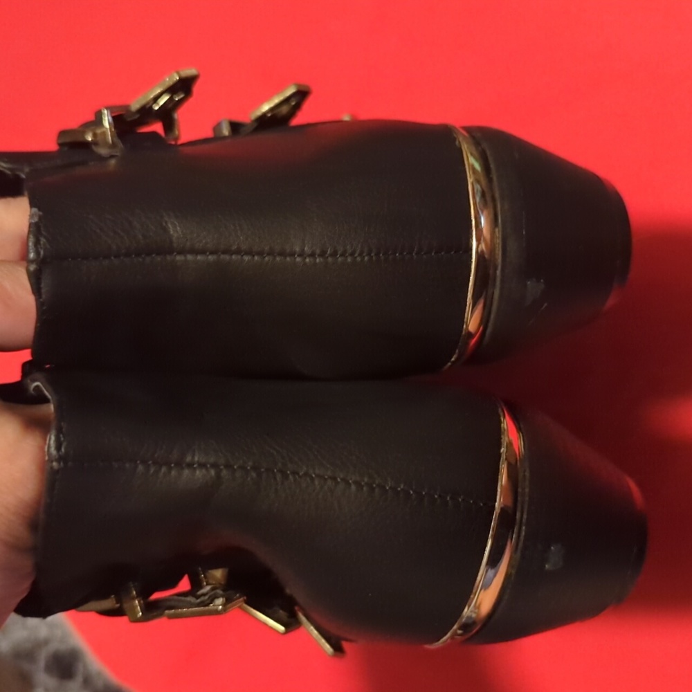 REFRESH Party-91 Buckled Zipper Ankle Booties 7.5 - Picture 9 of 15